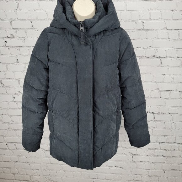 Abercrombie & Fitch Ultra Black Fleece Lined Insulated Hooded Jacket Size XS - Picture 1 of 15